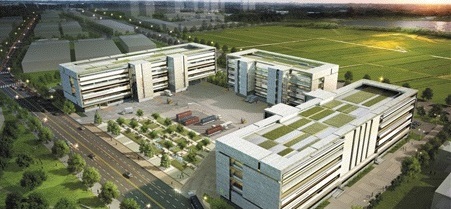 김제시 자유무역지역 표준공장 조감도