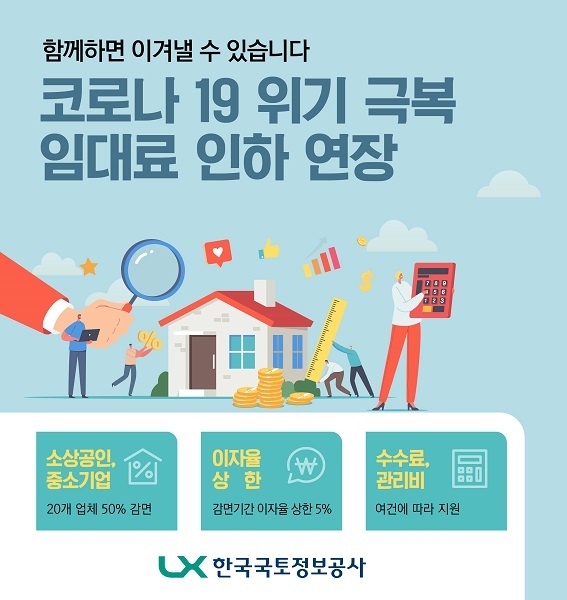 임대료 감면 이미지 /제공 = 한국국토정보공사