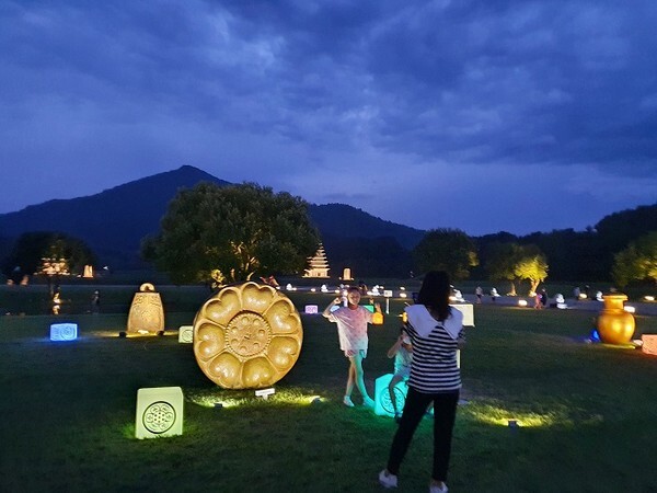 익산 미륵사지와 왕궁리유적 일원에서 펼쳐진 ‘2021 세계유산축전’ /사진 제공 = 익산문화관광재단