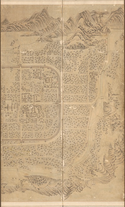 보물 제1876호 완산부지도