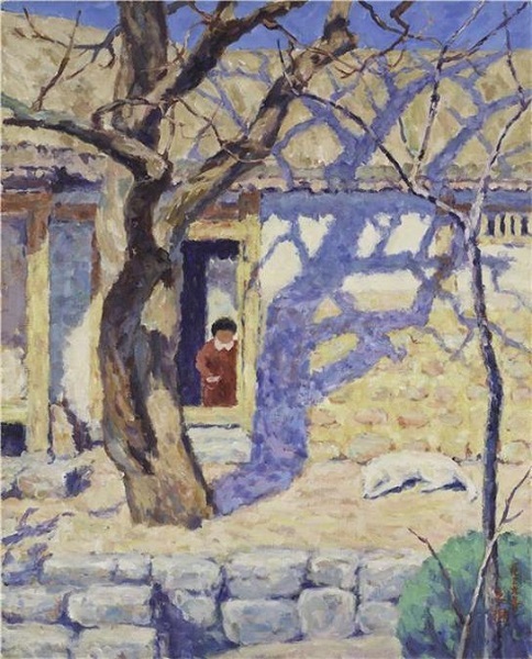 오지호, 남향집, 1939, 캔버스에 유채, 80x65cm, 국립현대미술관 소장