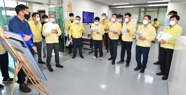 삼례 가축분뇨 공공처리시설 방문 모습