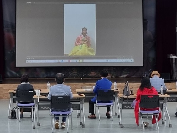 비대면으로 개최된 장수논개 전국판소리경연대회의 모습