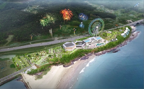 새만금 챌린지테마파크컨소시엄 단지 조감도