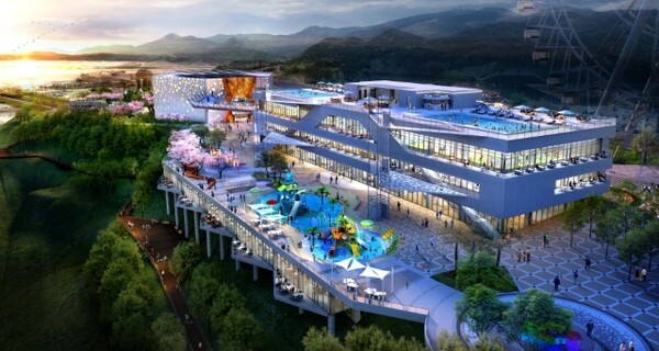 새만금 챌린지테마파크컨소시엄 문화공연 및 편익시설 조감도