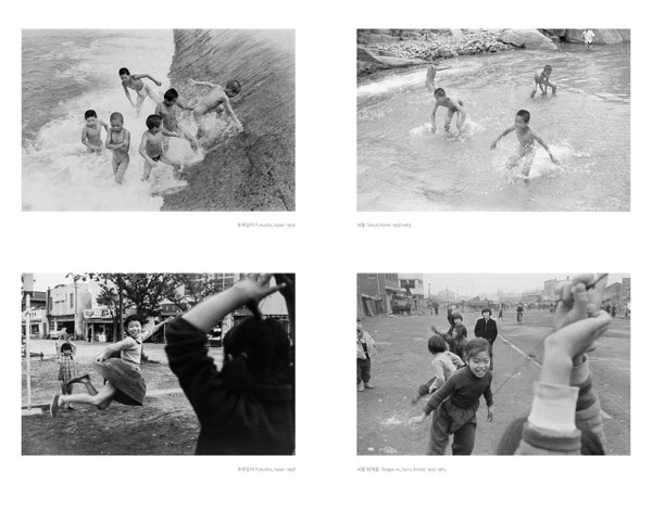 후쿠오카 Fukuoka, Japan 1956 서울 Seoul, Korea 1956-1963(맨 위 사진 두 장) / 후쿠오카 Fukuoka, Japan 1956 서울 퇴계로 Toegye-ro, Seoul, Korea 1956-1963 (아래 사진 두 장)