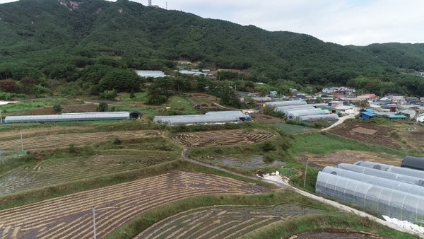 운봉 과실전문생산단지 전경.