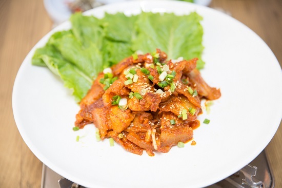 해장명가의 '논두렁 불고기'.