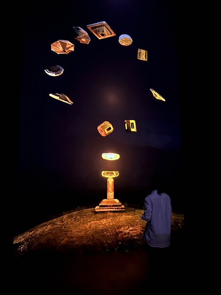 나만의 석등 만들기 인터랙티브 콘텐츠.