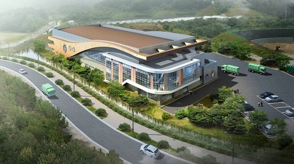 김제 생활자원회수센터 조감도.