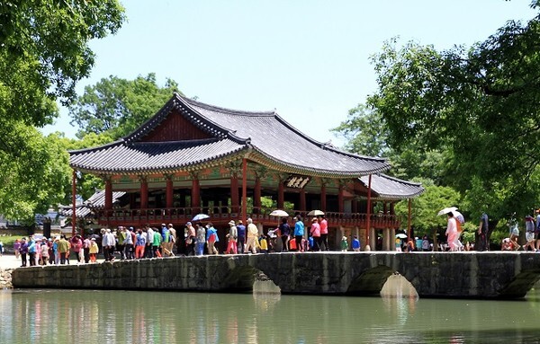 남원 광한루원.