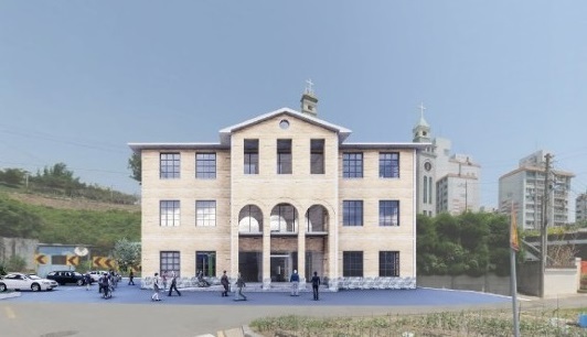 군산 선교역사관 조감도.