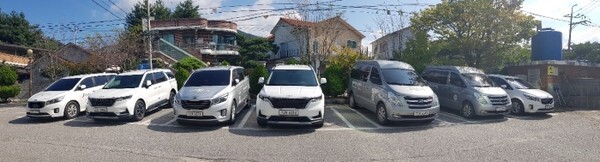 고창군 교통약자이동지원차량.