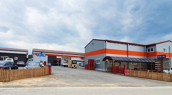전라북도 유망중소기업에 선정된 (주)두손푸드 전경.