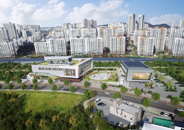 중문교회 성전신축공사 조감도.