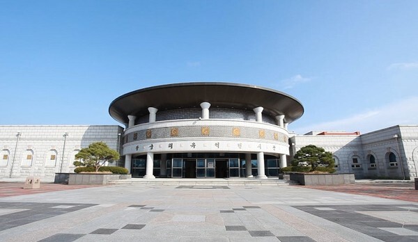 백제왕궁박물관 전경.