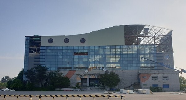 김제 온천스파랜드 전경.