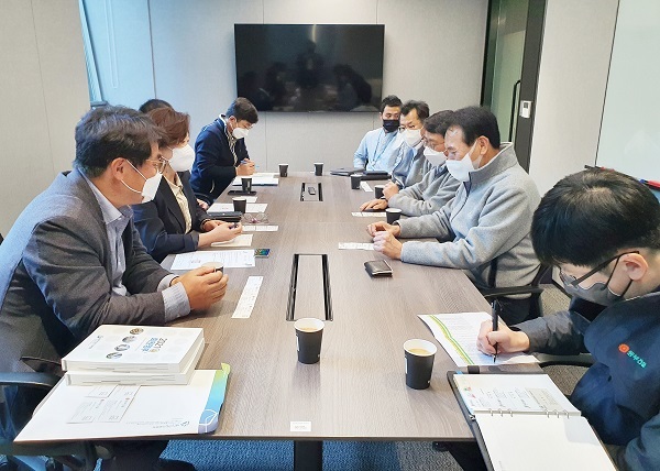 전라북도와 대한전문건설협회 전라북도회가 서울 강남구에 위치한 동부건설 본사를 합동으로 방문했다.