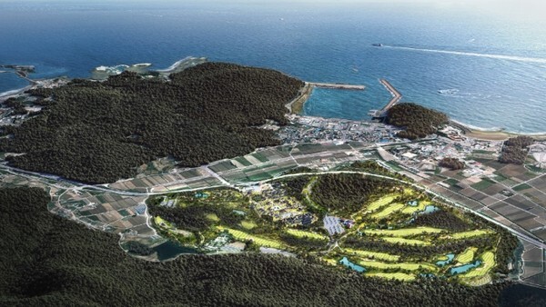 부안군 격포관광단지 조감도.