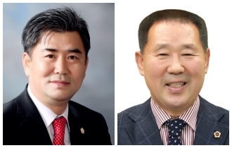 김철수 의원(좌), 황영석 의원(우).