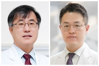 박무림 혈액종양내과 교수(왼쪽)과 박철 호흡기내과 교수(오른쪽).