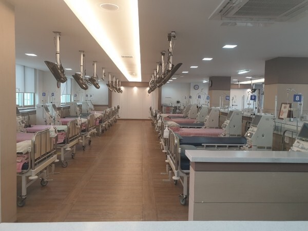 전주병원 인공신장실 모습.