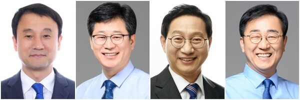 (왼쪽부터)더불어민주당 한병도, 안호영, 김성주, 김윤덕 의원.