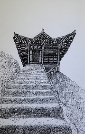 김종협 '한벽당'.