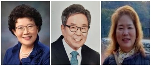 (왼쪽부터)이소애 시인, 황호정 수필가, 이선화 시인.