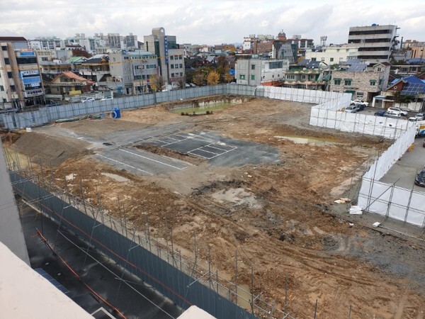 신청사가 들어설 남중동 후관동 부지 모습.