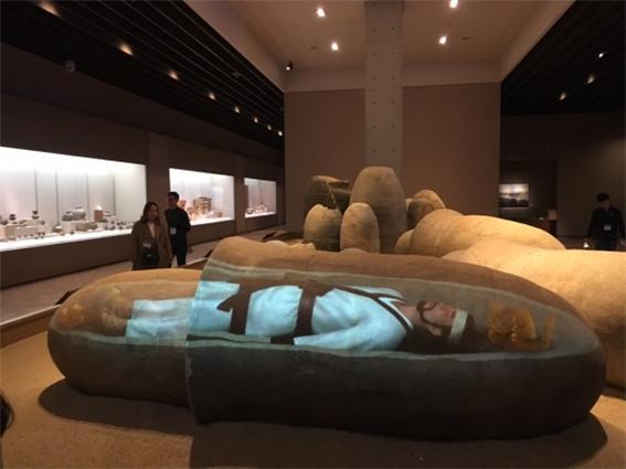 영산강유역 각지 출토 옹관.