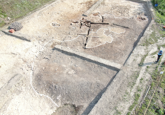 전북도 기념물 제150호로 지정된 진안 동향면 대량리 제동유적 발굴 현장.