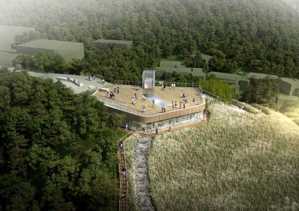 완산칠봉 한빛마루공원 달빛마루전망대 조감도.