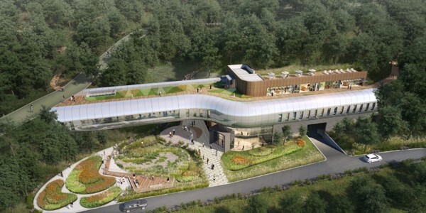 완산칠봉 한빛마루공원 힐링센터 조감도.