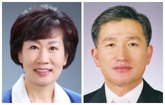 이해양(왼쪽) · 이해연 무주군의회 의원