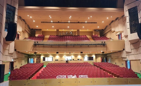 남원 춘향문화예술회관 리모델링 공사 완료 후 모습.
