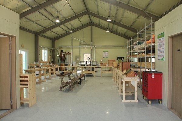 남원 산내면작업점 공간 1호점 '金土 만물 목공작업 공간' 모습.