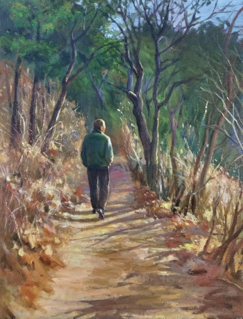 미 술 가: 이미영, 명 제: About him - 7, 재 료: 캔버스 위에 유채, 규 격: 65.0x50.0cm, 제작년도: 2019