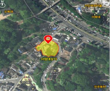 전주한옥마을 쌍샘 우물 복원 ‘착공’ 위치도