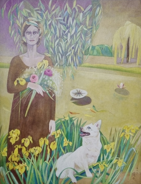 천경자 '노오란 산책길'