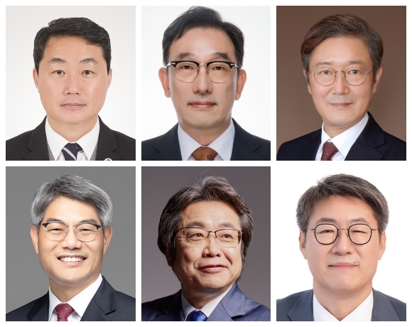 김명준, 김성환, 나인호(위 왼쪽부터), 양현호, 이장호, 유보선(아래 왼쪽부터)