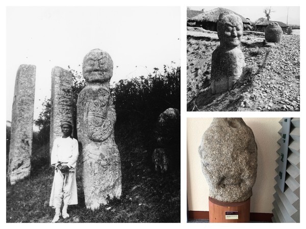 조선고적도보 내 석인상(좌, 우 상) / 사진출처=국립중앙박물관, 향토박물관 소장 석인상(우측, 하) / 사진제공=남원시