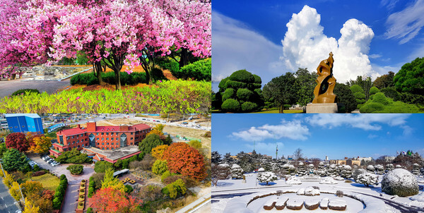 휴비스 전주공장 사계절을 담은 사진 전시회 출품작 /사진=휴비스 제공