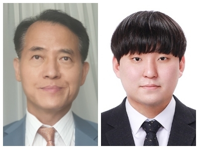 이충상(64·진안출신) 경북대 교수(왼쪽), 김지광(27) 전 전북대 총학생회장