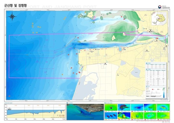 군산, 장항항 항만정보 도면