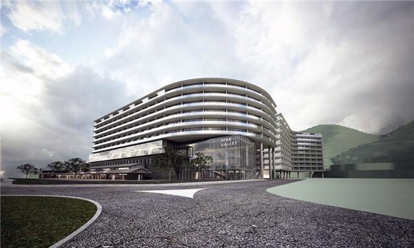 신시도 호텔 조감도