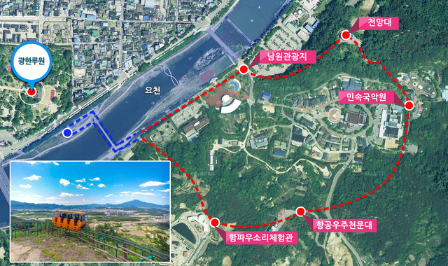 모노레일 조감도 ​