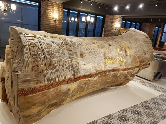  전승택 작가의 서각 작품(사진제공=전승택 작가)