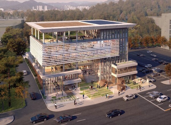 전주 서부권 복합복지관 선정작 ‘너나듦(너, 나, 우리가 드나드는 곳)’ 조감도. 사진=전주시 제공