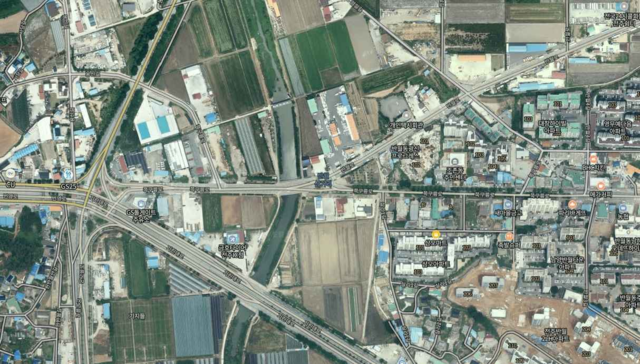 전주 반월삼거리 항공사진. 사진=전주시 제공